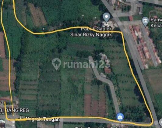 Tanah Total Luas 5,5 Ha Di Jalan Nagrak - Cibadak , Kota Sukabumi 1