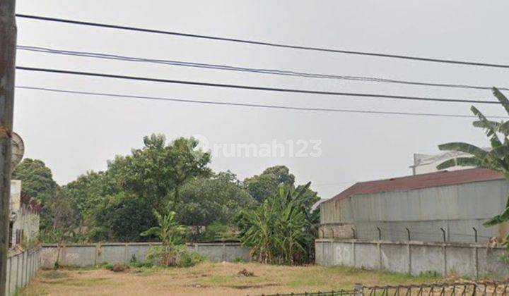 Tanah 1118 m² SHM Pinggir Jalan Raya Dekat Akses Tol JORR  1