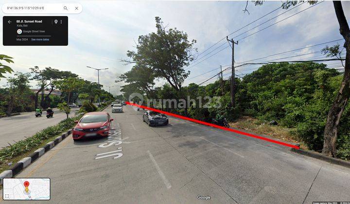 Premium Commercial Land Main Road Sunset Road Kuta 1