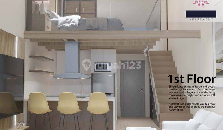 Smart Loft Studio Apartment 300 Meters From Canggu Beach 1