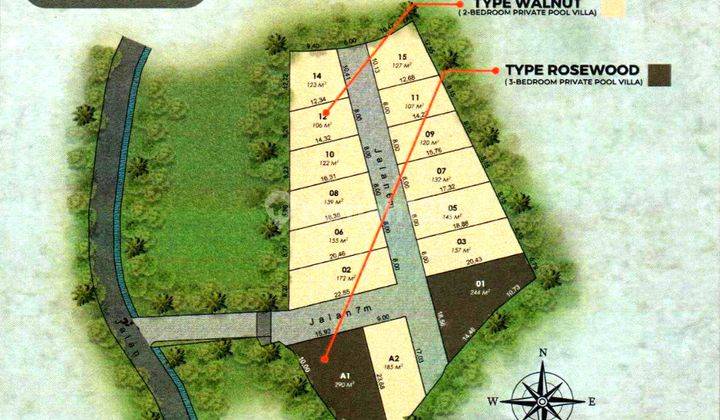 Modern Tropical Villa Area Canggu Harga Pre launch  2