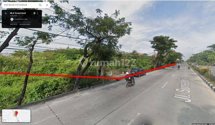 Premium Commercial Land Main Road Sunset Road Kuta 2