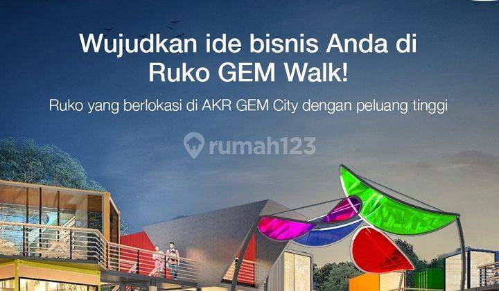 Ruko 2 Lantai Gem City Manyar Gresik 1