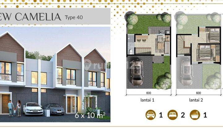 Rumah Cluster Alamanda Golden East Kebomas 3 Gresik 1