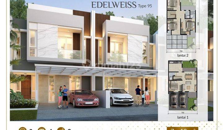 Rumah Cluster Marigold Golden East Kebomas 3 Gresik 1