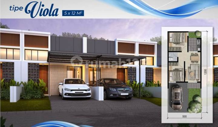 Rumah Baru Manyar Riverside Type Viola Leran Manyar Gresik 1