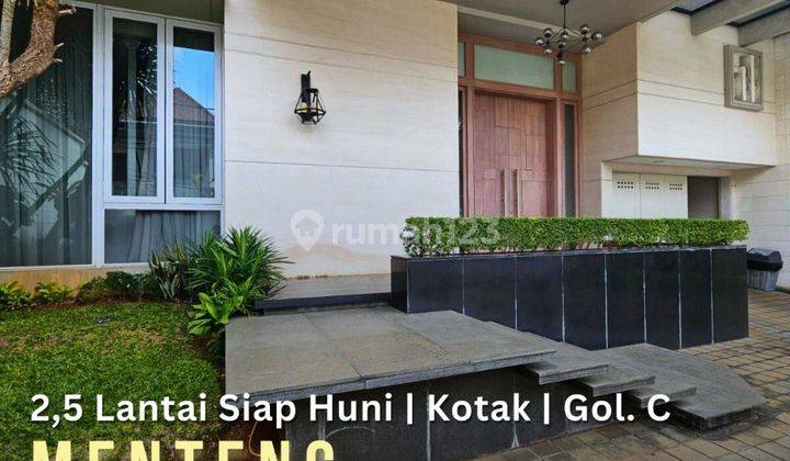 Rumah Cantik Menteng 2.5 Lantai, Modern Minimalis, Golongan C, Persegi 1