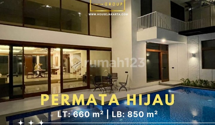 Newly Renovated 2-Story House with Private Pool in Permata Hijau, Elite & Quiet Location Newly Renovated 2-Story House with Private Pool in Permata Hijau, Elite & Quiet Location