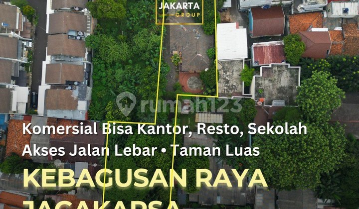 Area Komersial Kebagusan Raya Jagakarsa Bisa Untuk Kantor atau Resto