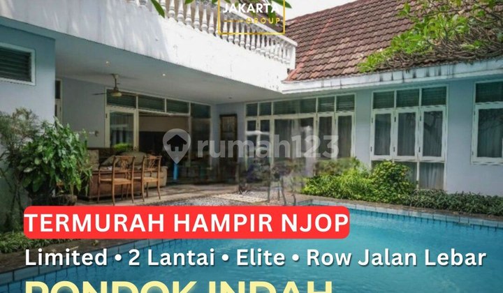Cheapest Pondok Indah Almost NJOP Private Pool, Wide Road Row Cheapest Pondok Indah Almost NJOP Private Pool, Wide Road Row
