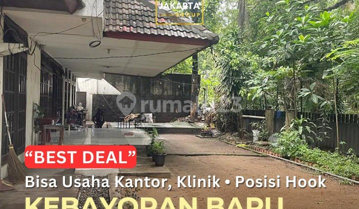 Kebayoran Baru Bisa Untuk Usaha Kantor, Klinik, hook, Row Jalan Lebar