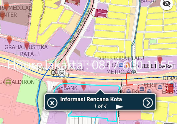 Tanah Jalan Mt Haryono Cawang Dijual Murah 36 Juta Per M2 Ijin Gedung 12 Lantai 5