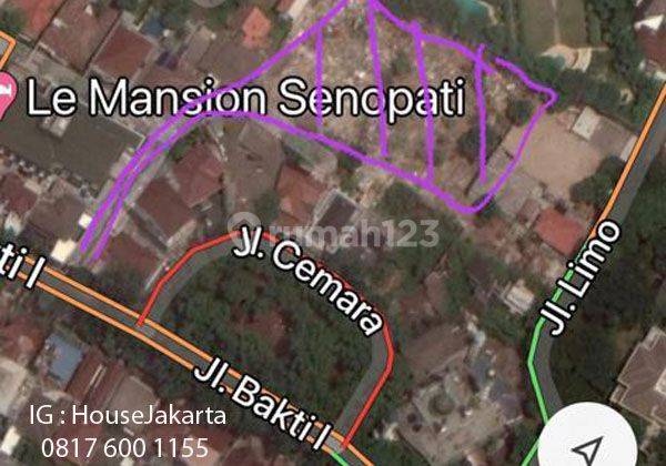 Tanah Jalan Bhakti Senopati Kebayoran Baru Luas 6400m Dijual 55 Juta m 2