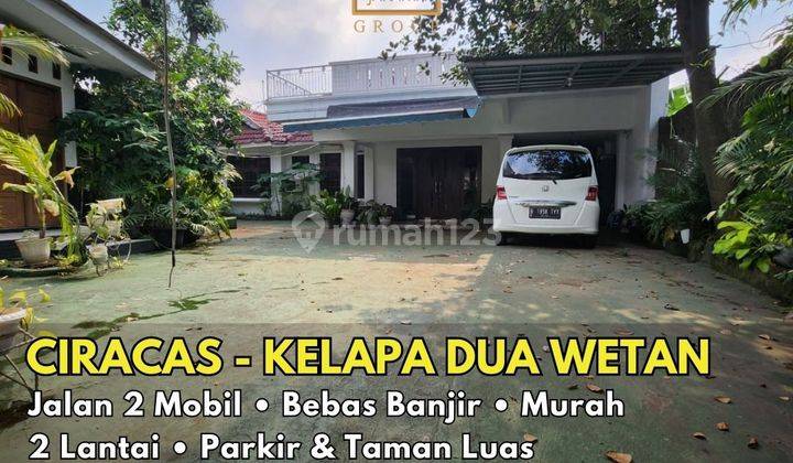 Ciracas Jakarta Timur, Rumah 2 Lantai Siap Huni, Taman, Parkir Luas 1