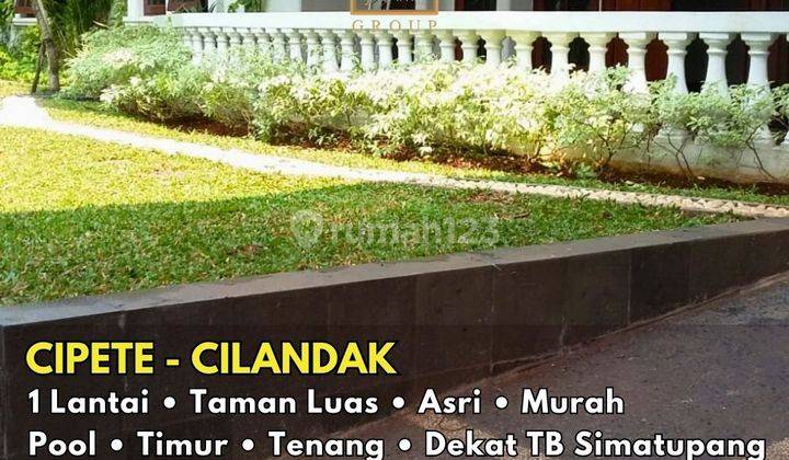 Cipete Cilandak Rumah Siap Huni Taman Luas Private Pool Area Tenang 2