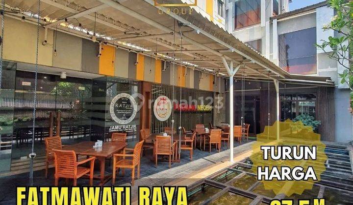 Gedung Kantor 4 Lantai Basement Fatmawati Termurah Furnish Dekat Mrt