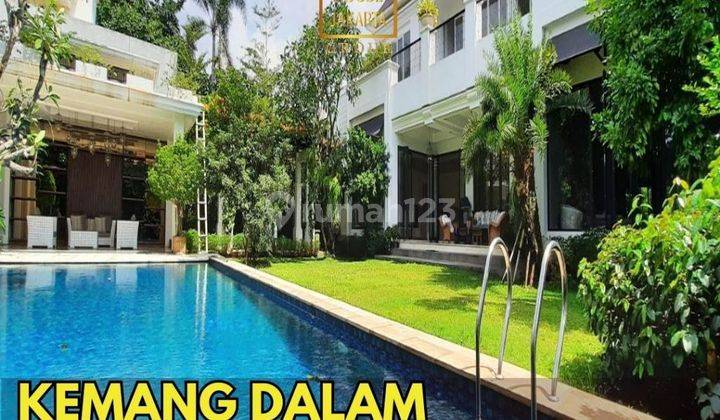 Kemang Luxury House, Modern American Classic, Lift, Taman, Pool Murah 2