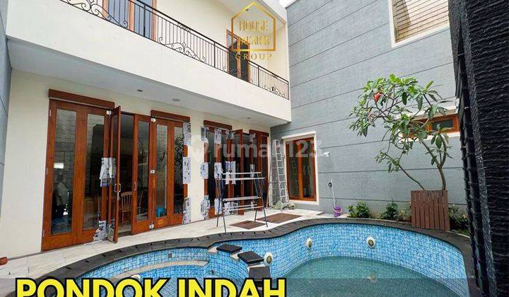 Pondok Indah 2 Lantai Siap Huni, Pool, Mezzanine. Lokasi Tenang Elite 1