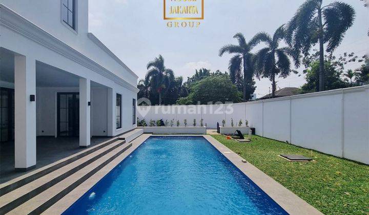 Rumah Mewah Brand New 3 Lantai Kebayoran Baru, Elite Large Garden Pool 2