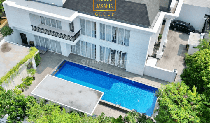 Rumah Mewah Cempaka Putih 2 Lantai Full Furnish Marmer Garden Pool 1