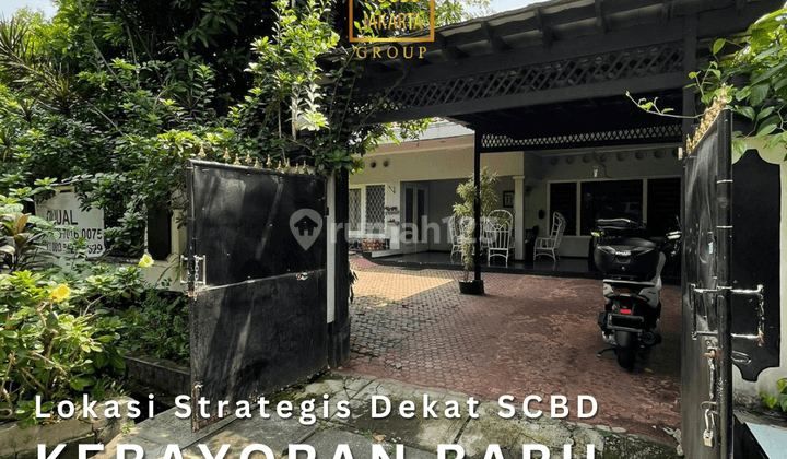 Rumah Kebayoran Baru, Tanah Persegi, Murah Dekat Scbd 1