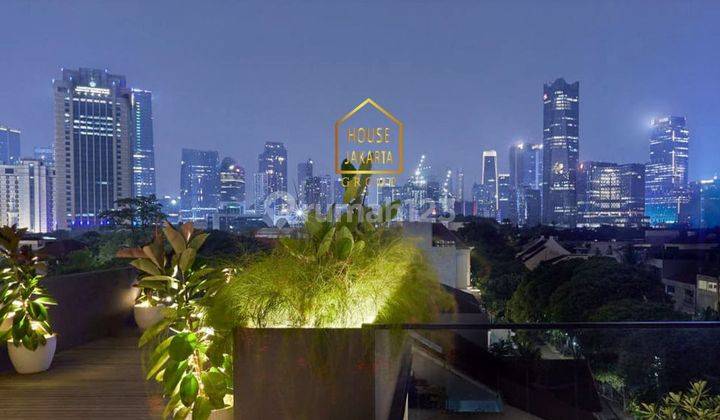 Rumah Mewah Senopati Scbd Sudirman 4 Lantai Lift Pool Furnished 2