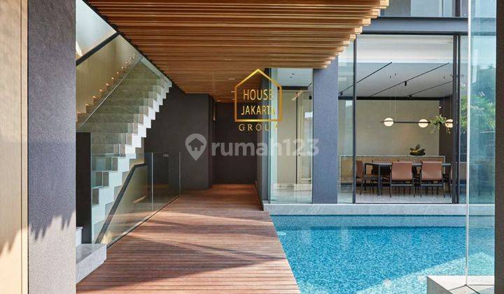 Rumah Mewah Senopati Scbd Sudirman 4 Lantai Lift Pool Furnished 1