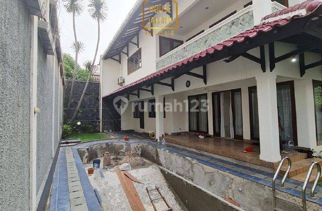 Rumah Bagus Cipete, Cilandak 2 Lantai, Taman, Pool, Tenang, Dekat Tol 2