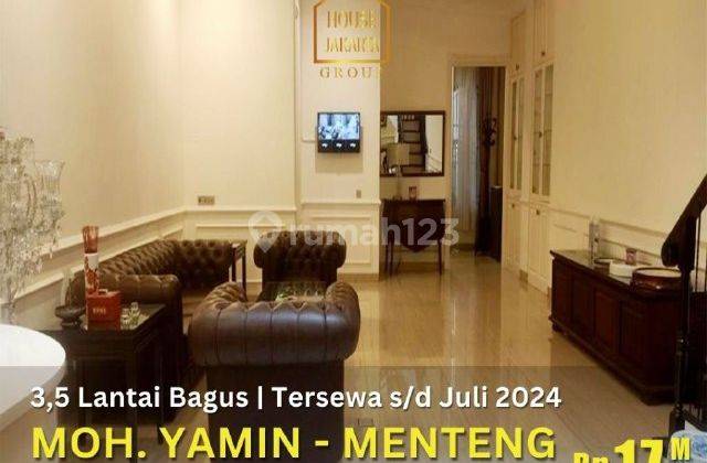 Rumah Bagus Menteng 3,5 Lantai Lokasi Prime Jarang Ada Dekat Thamrin 1