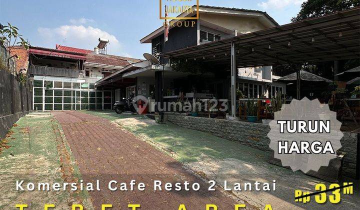 Tebet Komersial, Cafe Resto 2 Lantai, Murah Persegi Daerah Bisnis 2