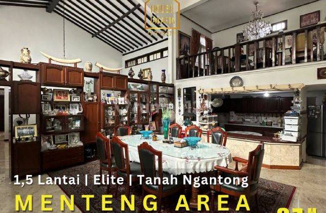 Menteng Area 1,5 Lantai Elite, Tanah Ngantong, Parkir Bisa 10 Mobil 1