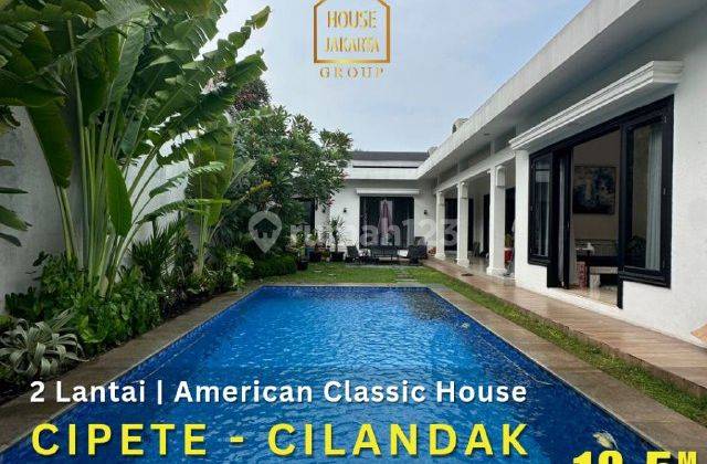 American Classic House, 2 Lantai Cipete, Cilandak. Lantai Marmer 1