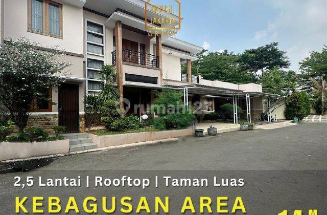 Rumah Bagus Kebagusan Jagakarsa 2,5 Lantai. Taman Luas. Jalan Lebar 1