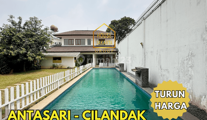 2 Lantai Siap Huni Large Garden Pool Bisa Rumah Usaha Kafe Resto 1