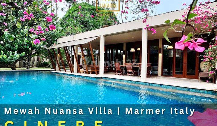 Cinere Mas Rumah Mewah Nuansa Villa Lantai Marmer Italy, Taman, Pool 1