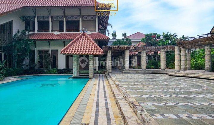 Pondok Indah Siap Huni 2 Lantai + Basement. 2 Gate, Pool, Halaman Luas 2