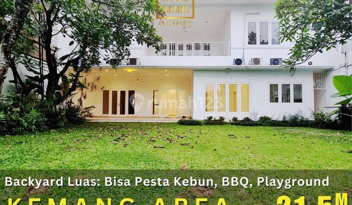 Rumah Mewah Kemang Siap Huni 2 Lantai, Backyard Luas, Pool dan Taman 1