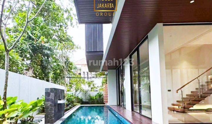 Brand New Kemang Modern Tropical House 2,5 Lantai, Lux. Prime Location 1