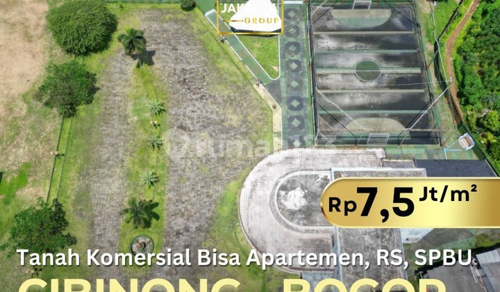 Tanah Komersial Cibinong Bogor Luas 1,3ha Bisa untuk Mall Apartemen RS Tanah Komersial Cibinong Bogor Luas 1,3ha Bisa untuk Mall Apartemen RS