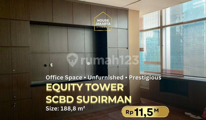 Kantor di Equity Tower SCBD Sudirman Bergengsi