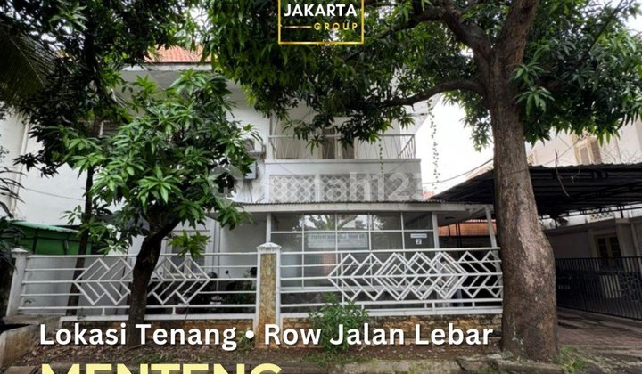 Rumah Hitung Tanah Menteng Lokasi Tenang Row Jalan Lebar