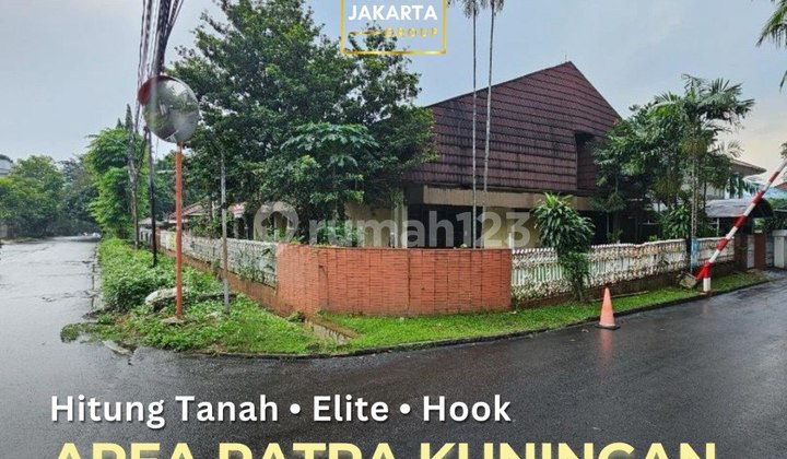 Patra Kuningan Rumah Hook Hitung Tanah Elite & Tenang, area asri hijau