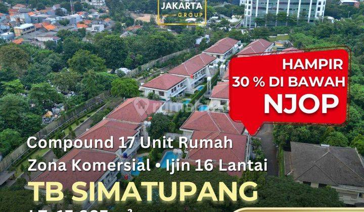 TB Simatupang Komersil Murah Dibawah Njop ijin Gedung Kantor 16 Lantai 1