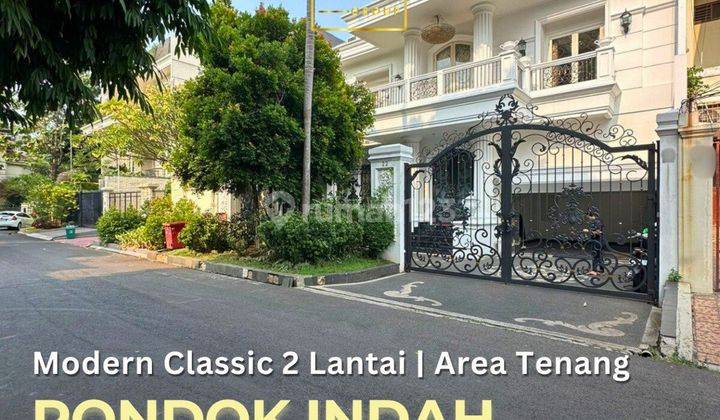 Modern Classic House 2 lantai Lokasi Premium Jalan Lebar Area Tenang 1