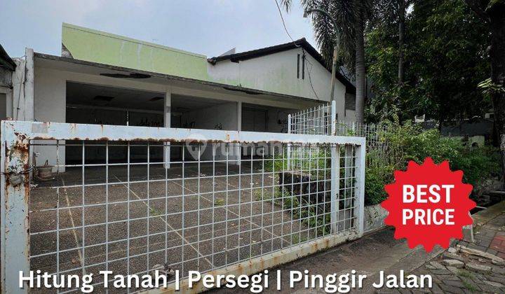 Rumah Hitung Tanah Kebayoran Baru Pinggir Jalan 1