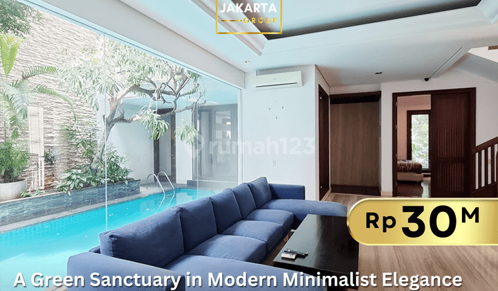 Kebayoran Baru Dekat Scbd Senopati, Rumah Mewah 2 Lantai, Private Pool 1