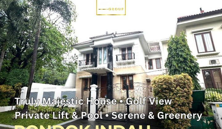 Pondok Indah Rumah 2 Lantai Private Lift & Pool Row Jalan Lebar