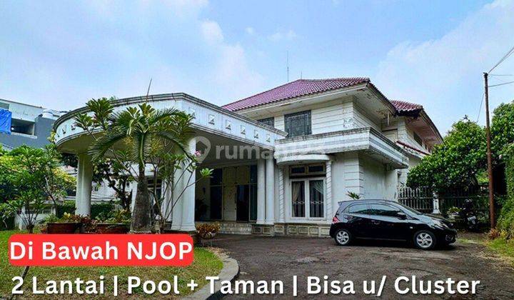 Rumah 2 Lantai Ada Pool, Dibawah Njop Dekat Tol, Bisa Untuk Cluster 1