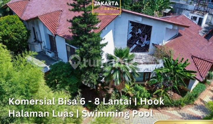Permata Hijau Zona Komersial K1 Rumah Hook 2 Lantai Carport Luas 