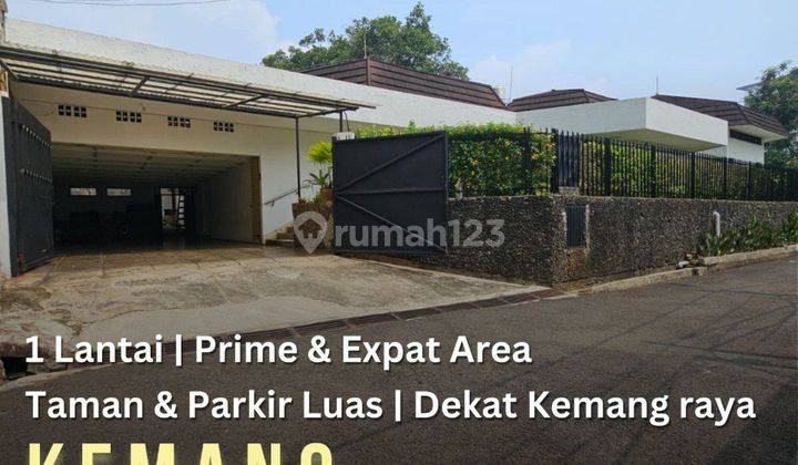 Rumah Kemang Expat Area Taman Carport Luas Dekat Kemang Raya 1